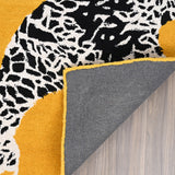 Climbing Jaguar Modern Handmade Wool Area Rug