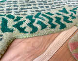 Handmade 100% Wool with Lifelike Crocodile Inspired Animal Print Design Area rug